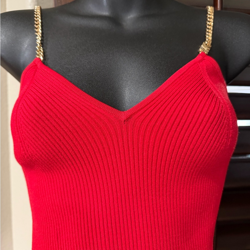 MICHAEL Michael Kors Red Midi Dress - Picture 2 of 3
